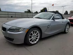 Salvage cars for sale at Littleton, CO auction: 2006 BMW Z4 3.0