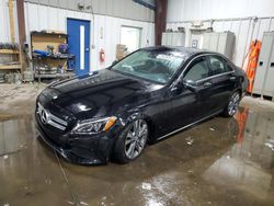 Salvage cars for sale at West Mifflin, PA auction: 2017 Mercedes-Benz C 300 4matic