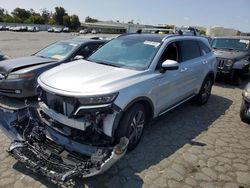 Salvage cars for sale at Martinez, CA auction: 2022 KIA Sorento SX