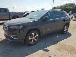 Salvage cars for sale at Oklahoma City, OK auction: 2019 Jeep Cherokee Limited