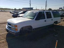 Salvage cars for sale at Colorado Springs, CO auction: 1995 Chevrolet Suburban K1500