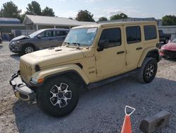 Jeep salvage cars for sale: 2020 Jeep Wrangler Unlimited Sahara