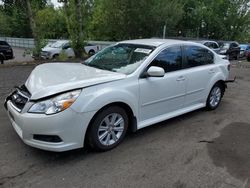 Vehiculos salvage en venta de Copart Portland, OR: 2012 Subaru Legacy 2.5I Premium