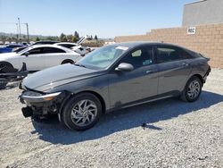 Hyundai salvage cars for sale: 2024 Hyundai Elantra Blue