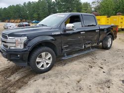 Ford salvage cars for sale: 2018 Ford F150 Supercrew