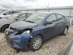 Salvage cars for sale at Elgin, IL auction: 2013 Nissan Versa S