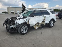 Salvage cars for sale at Wilmer, TX auction: 2017 Ford Explorer XLT