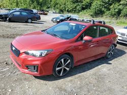 Salvage cars for sale at Marlboro, NY auction: 2018 Subaru Impreza Sport