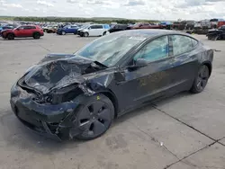 Tesla Model 3 salvage cars for sale: 2021 Tesla Model 3