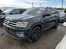 Salvage cars for sale from Copart Chicago Heights, IL: 2019 Volkswagen Atlas SEL Premium