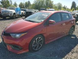 Salvage cars for sale from Copart Portland, OR: 2016 Scion IM