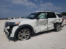 Salvage cars for sale at New Braunfels, TX auction: 2022 Ford Explorer Platinum