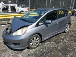 Honda salvage cars for sale: 2010 Honda FIT Sport