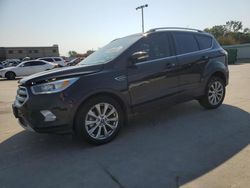 Salvage cars for sale at Wilmer, TX auction: 2018 Ford Escape Titanium