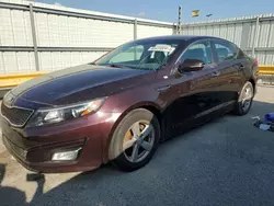 Salvage cars for sale at Dyer, IN auction: 2015 KIA Optima LX