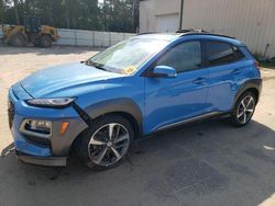 Flood-damaged cars for sale at auction: 2021 Hyundai Kona Limited