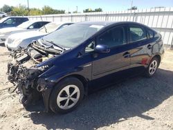 Salvage cars for sale at Sacramento, CA auction: 2014 Toyota Prius