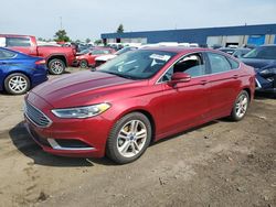 Carros con título limpio a la venta en subasta: 2018 Ford Fusion SE