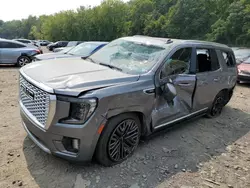 GMC salvage cars for sale: 2021 GMC Yukon Denali