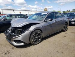 Salvage cars for sale at New Britain, CT auction: 2023 Hyundai Elantra N Line