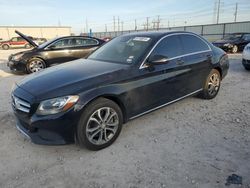 Salvage cars for sale at Haslet, TX auction: 2016 Mercedes-Benz C 300 4matic