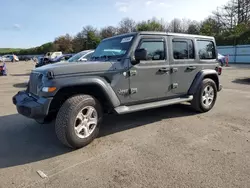 Jeep salvage cars for sale: 2019 Jeep Wrangler Unlimited Sport