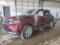 Salvage cars for sale at Des Moines, IA auction: 2022 Jeep Grand Cherokee L Limited