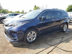 Salvage cars for sale at Bowmanville, ON auction: 2022 Toyota Sienna LE