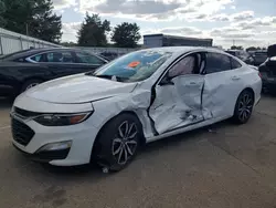 Salvage cars for sale at Moraine, OH auction: 2022 Chevrolet Malibu RS