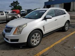 Salvage cars for sale at Woodhaven, MI auction: 2010 Cadillac SRX Luxury Collection