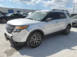 Salvage cars for sale at Haslet, TX auction: 2015 Ford Explorer XLT