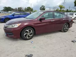 Salvage cars for sale at Riverview, FL auction: 2017 Honda Accord LX