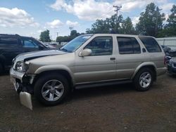 Salvage cars for sale at New Britain, CT auction: 2003 Nissan Pathfinder LE