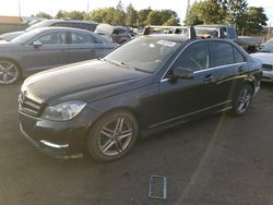 Mercedes-Benz salvage cars for sale: 2012 Mercedes-Benz C 300 4matic