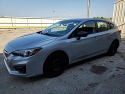 Salvage cars for sale at Dyer, IN auction: 2018 Subaru Impreza