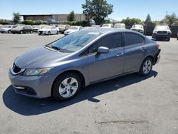 Salvage cars for sale at San Martin, CA auction: 2014 Honda Civic LX