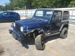 Jeep salvage cars for sale: 2002 Jeep Wrangler / TJ X