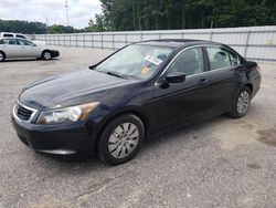 Salvage cars for sale at Dunn, NC auction: 2010 Honda Accord LX