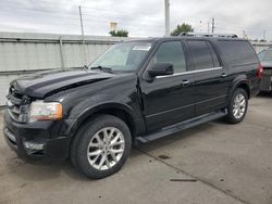 Ford salvage cars for sale: 2017 Ford Expedition EL Limited