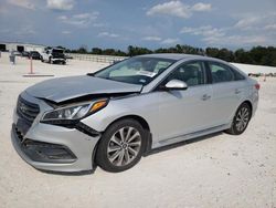 Salvage cars for sale from Copart New Braunfels, TX: 2015 Hyundai Sonata Sport