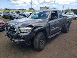 Salvage trucks for sale at Kapolei, HI auction: 2017 Toyota Tacoma Access Cab