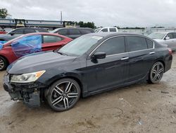 Honda salvage cars for sale: 2017 Honda Accord Sport