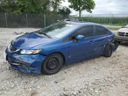 Salvage cars for sale from Copart Cicero, IN: 2013 Honda Civic LX