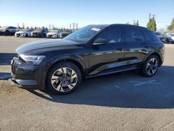 Salvage cars for sale from Copart Rancho Cucamonga, CA: 2022 Audi E-TRON Premium