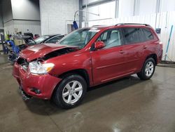 Salvage cars for sale at Ham Lake, MN auction: 2009 Toyota Highlander