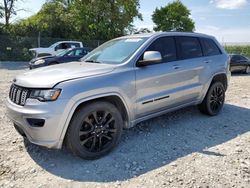 Jeep salvage cars for sale: 2017 Jeep Grand Cherokee Laredo