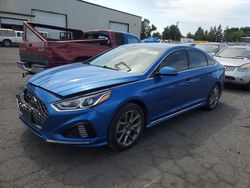 Salvage cars for sale at Woodburn, OR auction: 2018 Hyundai Sonata Sport