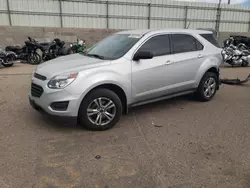 Chevrolet salvage cars for sale: 2016 Chevrolet Equinox LS