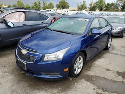 Salvage cars for sale at Bridgeton, MO auction: 2013 Chevrolet Cruze LT