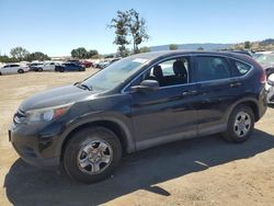 Salvage cars for sale at San Martin, CA auction: 2013 Honda CR-V LX